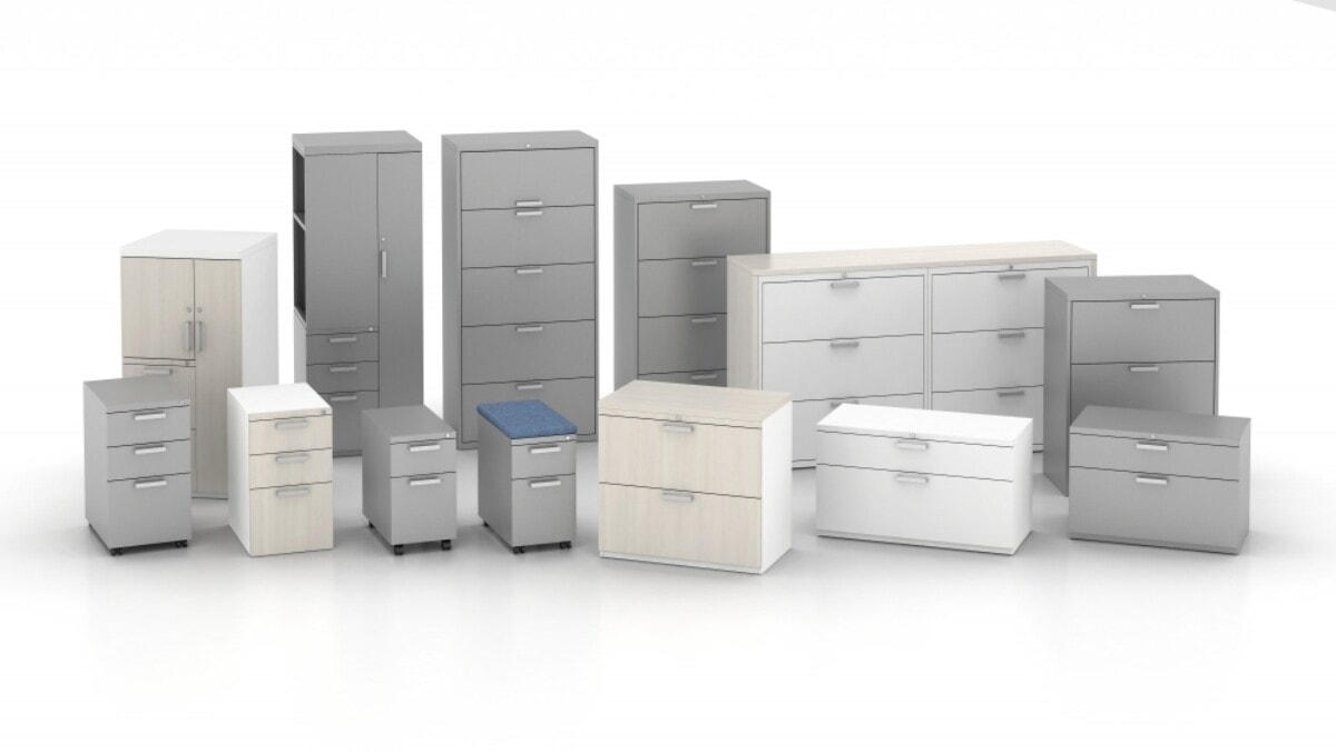 L Series Steel Storage — AIS office storage by Georgia Office Interiors